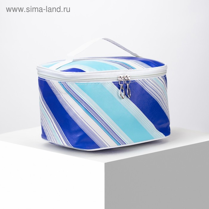 фото Косметичка-сумочка, отдел на молнии, с зеркалом, цвет разноцветный
