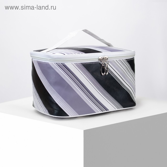 фото Косметичка-сумочка, отдел на молнии, с зеркалом, цвет разноцветный
