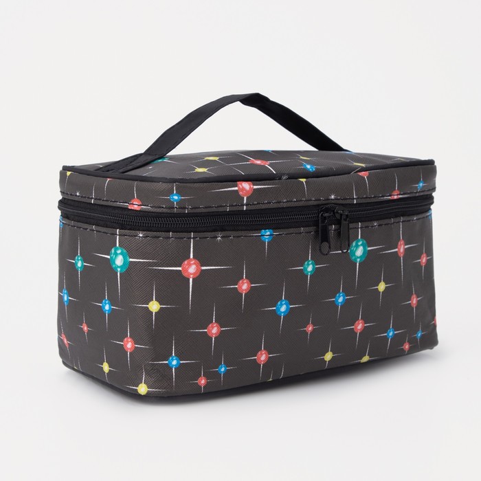 Косметичка на молнии, с зеркалом, цвет чёрный
Косметичка на молнии, с зеркалом, цвет чёрный