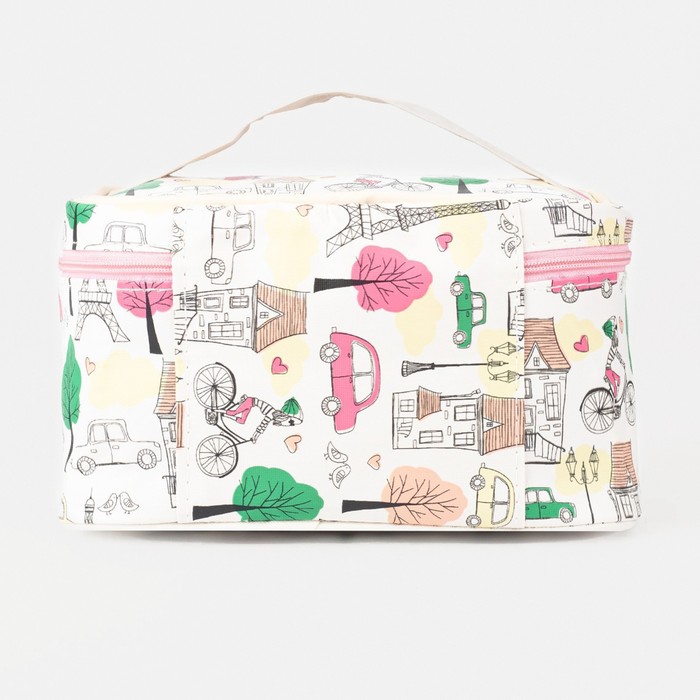 Косметичка на молнии, с зеркалом, цвет бежевый
Косметичка на молнии, с зеркалом, цвет бежевый