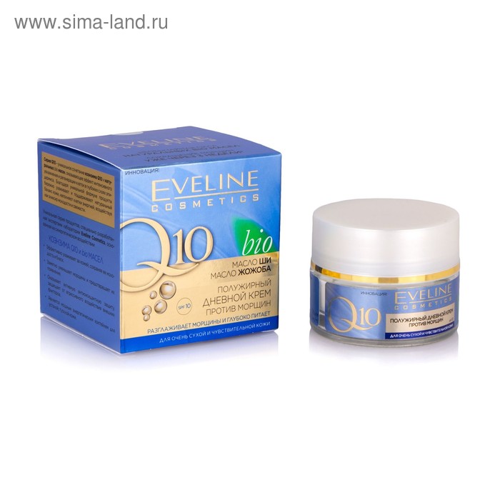 Крем для лица Eveline Коэнзим Q10 «Полужирный», дневной, против морщин, 50 мл
Крем для лица Eveline Коэнзим Q10 «Полужирный», дневной, против морщин, 50 мл