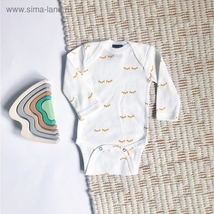 Боди Basic «Глазки» с длинным рукавом, рост 56 см
Боди Basic «Глазки» с длинным рукавом, рост 56 см