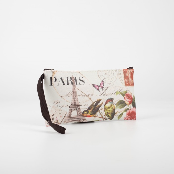 Косметичка простая, отдел на молнии, цвет бежевый
Косметичка простая, отдел на молнии, цвет бежевый