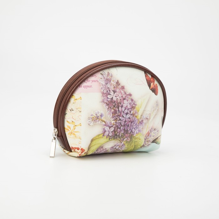 фото Косметичка простая, отдел на молнии, цвет белый