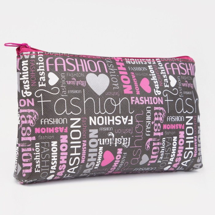 Косметичка на молнии, цвет чёрный
Косметичка на молнии, цвет чёрный