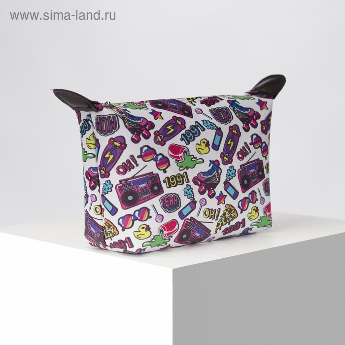 фото Косметичка простая, отдел на молнии, цвет разноцветный