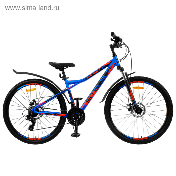 фото Велосипед 27,5" stels navigator-710 md, v020, цвет синий/чёрный/красный, размер 18"