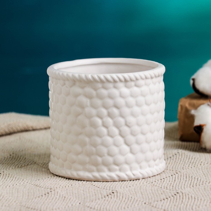 Кашпо "Корзина круглая" белое, 10*10*9 см
Кашпо "Корзина круглая" белое, 10*10*9 см