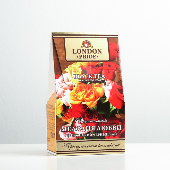 Чай чёрный London Pride «Мелодия Любви», листовой, 100 г
Чай чёрный London Pride «Мелодия Любви», листовой, 100 г