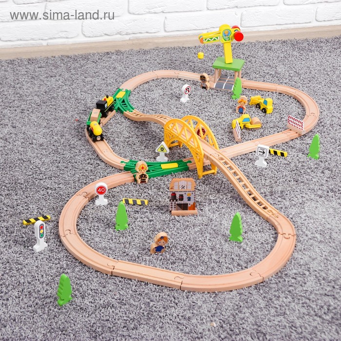 Железная дорога с краном, 10×56×31 см
Железная дорога с краном, 10×56×31 см