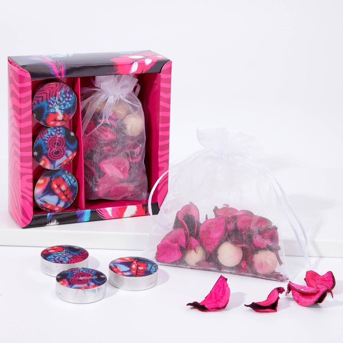 Набор подарочный «Перья»: аромасаше, свечи, 13.2 х 5 х 13.5 см
Набор подарочный «Перья»: аромасаше, свечи, 13.2 х 5 х 13.5 см