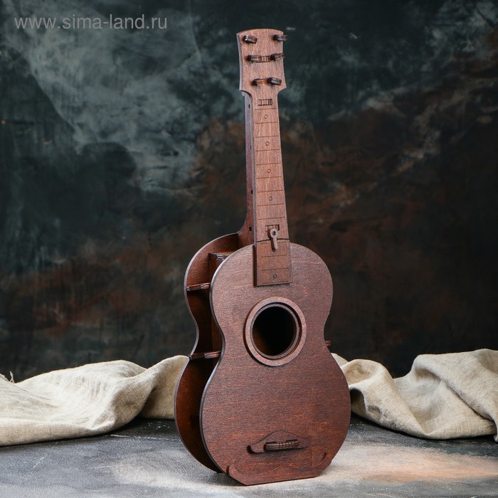 Мини-бар деревянный "Гитара", тёмный, 52 см
Мини-бар деревянный "Гитара", тёмный, 52 см