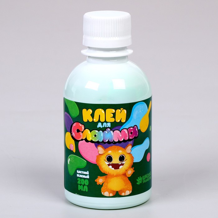 Клей для слаймов 200 мл, зелёный
Клей для слаймов 200 мл, зелёный