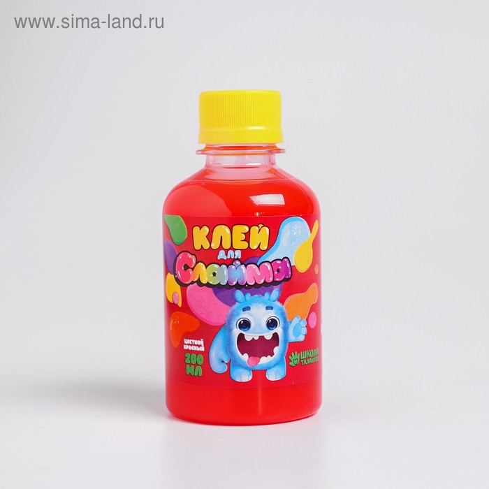 Клей для слаймов 200 мл, красный
Клей для слаймов 200 мл, красный