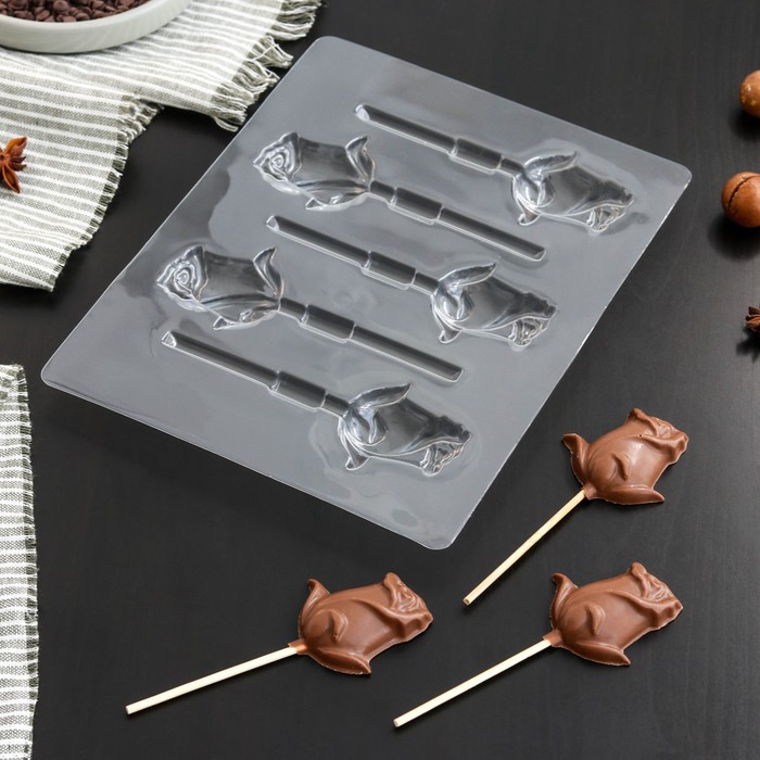 Форма для шоколада и конфет «Розы», 5 ячеек, 24×18,5×1 см
Форма для шоколада и конфет «Розы», 5 ячеек, 24×18,5×1 см