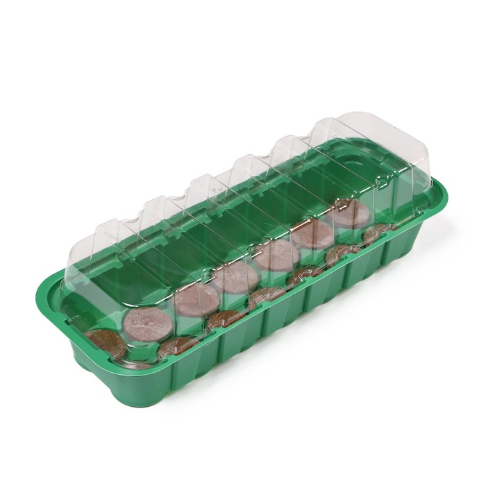 Мини-парник для рассады: торфяная таблетка d = 4.1 см, 14 шт., Jiffy
Мини-парник для рассады: торфяная таблетка d = 4.1 см, 14 шт., Jiffy