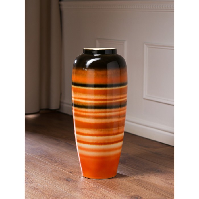 Ваза керамическая "Дана", напольная, полосатая, новая, 61 см, авторская работа
Ваза керамическая "Дана", напольная, полосатая, новая, 61 см, авторская работа