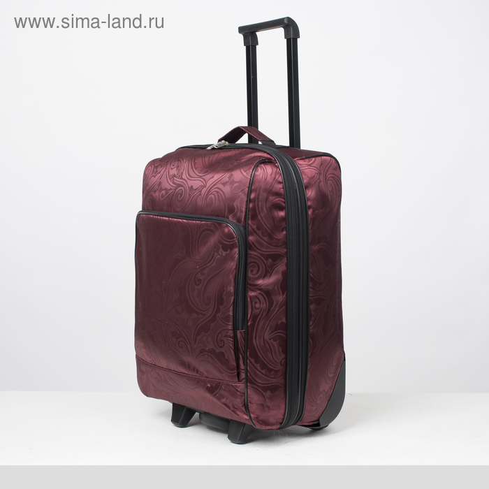 Чемодан малый 20", отдел на молнии, с расширением, наружный карман, 2 колеса, цвет бордовый
Чемодан малый 20", отдел на молнии, с расширением, наружный карман, 2 колеса, цвет бордовый