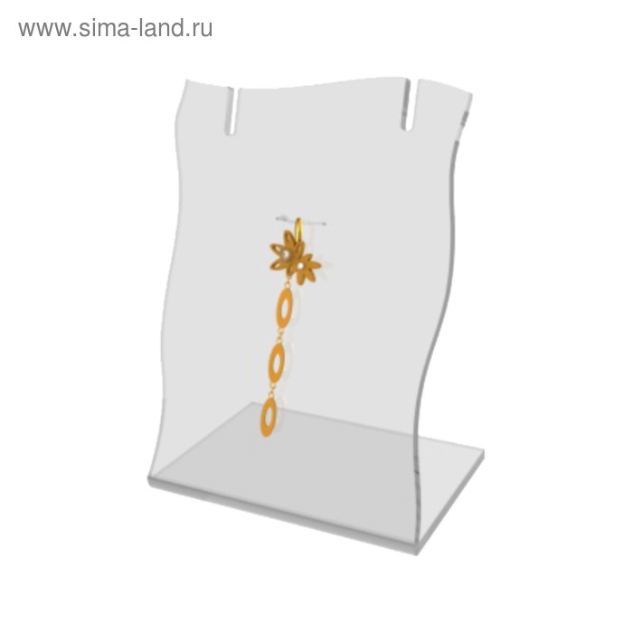 Подставка для подвесок 70*50*100, оргстекло 3 мм, прозрачный В ЗАЩИТНОЙ ПЛЁНКЕ 
Подставка для подвесок 70*50*100, оргстекло 3 мм, прозрачный В ЗАЩИТНОЙ ПЛЁНКЕ