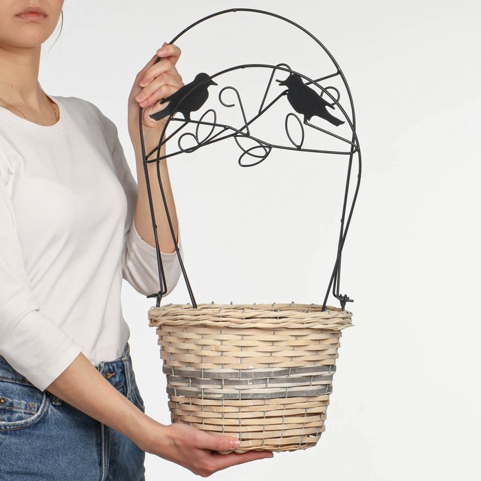 Набор корзин плетеных, ива, 2 шт, 29х29х19х57, 22x22x16x50 см, натуральный
Набор корзин плетеных, ива, 2 шт, 29х29х19х57, 22x22x16x50 см, натуральный