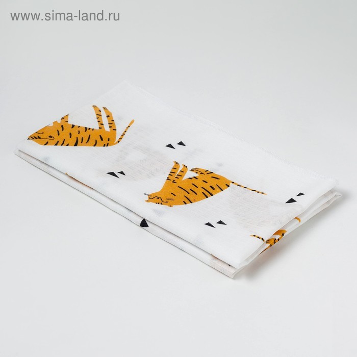 Пелёнка муслиновая Крошка Я «Тигры» 75х120 см
Пелёнка муслиновая Крошка Я «Тигры» 75х120 см