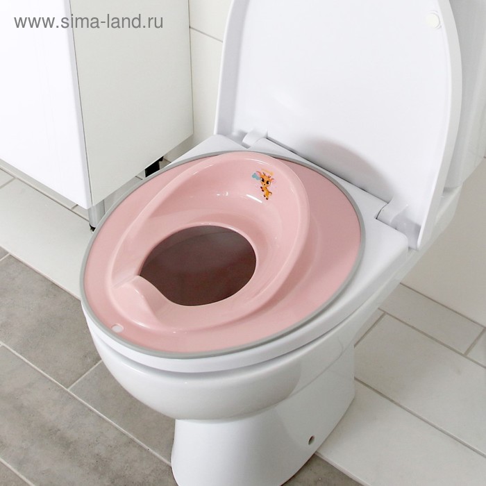 Детская накладка на унитаз, цвет розовый
Детская накладка на унитаз, цвет розовый