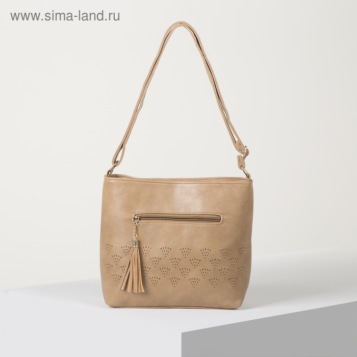 Сумка женская, отдел на молнии, 2 наружных кармана, цвет бежевый
Сумка женская, отдел на молнии, 2 наружных кармана, цвет бежевый