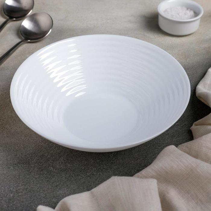 Тарелка суповая Harena, d=20 см, цвет белый
Тарелка суповая Harena, d=20 см, цвет белый