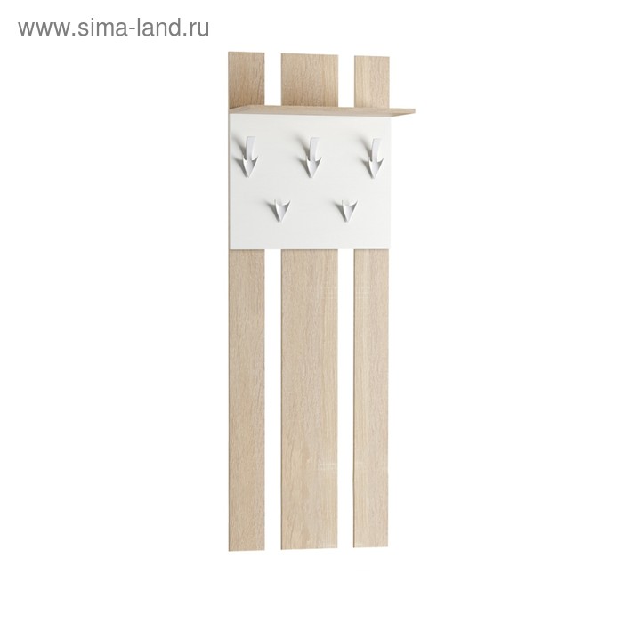 Вешалка Линда, 600х254х1650, Дуб сонома/Белый
Вешалка Линда, 600х254х1650, Дуб сонома/Белый