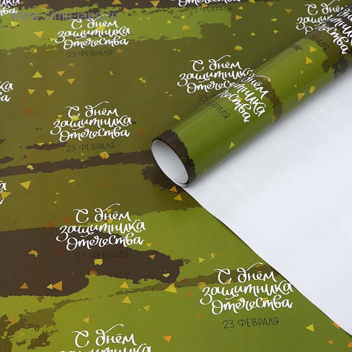 Бумага упаковочная, "С 23 ФЕВРАЛЯ", 49 х 70 см 
Бумага упаковочная, "С 23 ФЕВРАЛЯ", 49 х 70 см