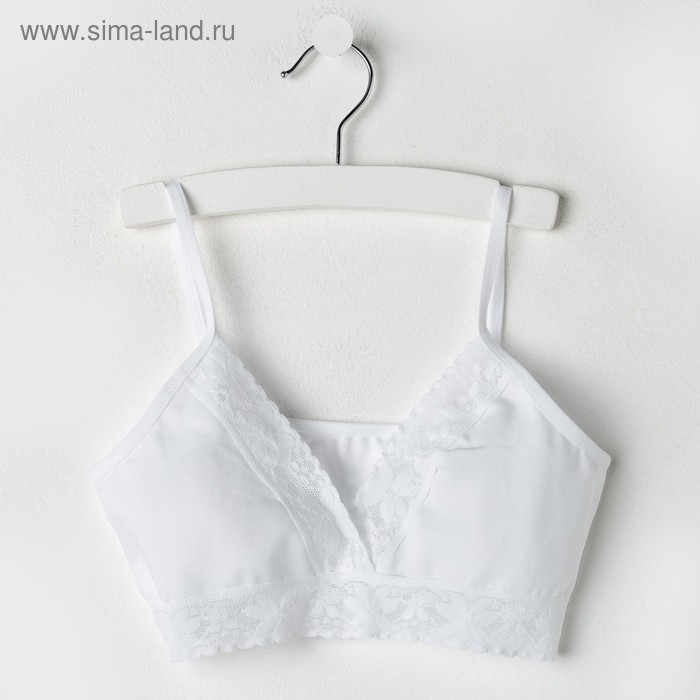 Топ для девочки, цвет белый, рост 146-152 см
Топ для девочки, цвет белый, рост 146-152 см