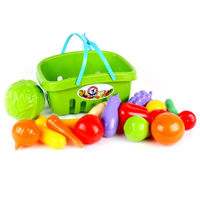 Набор овощи+фрукты в корзине, МИКС
Набор овощи+фрукты в корзине, МИКС