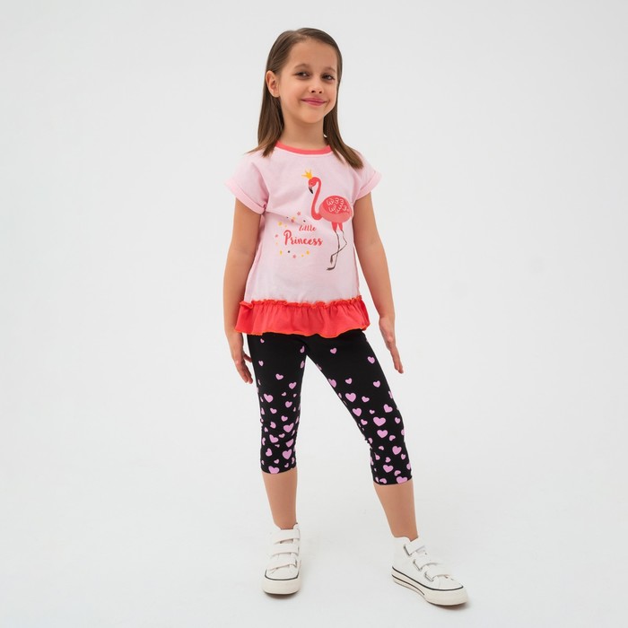 Легинсы для девочки, цвет чёрный/сердечки, рост 134-140 см
Легинсы для девочки, цвет чёрный/сердечки, рост 134-140 см