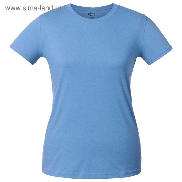 Футболка женская T-bolka Lady, размер S, цвет голубой
Футболка женская T-bolka Lady, размер S, цвет голубой