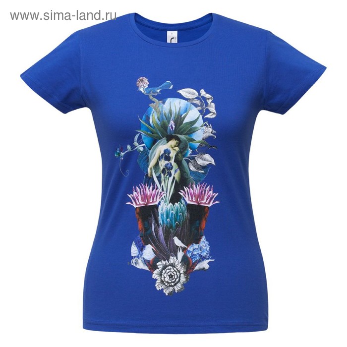 Футболка женская Beauty Sleep, размер L, цвет ярко-синий 
Футболка женская Beauty Sleep, размер L, цвет ярко-синий