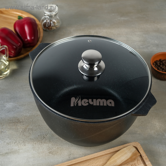 Кастрюля «Гранит Star», 8 л, стеклянная крышка, антипригарное покрытие
Кастрюля «Гранит Star», 8 л, стеклянная крышка, антипригарное покрытие