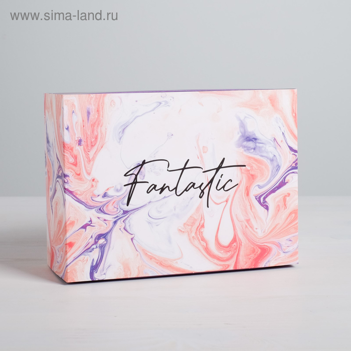 Коробка складная Fantastic, 20 × 15 × 8 см
Коробка складная Fantastic, 20 × 15 × 8 см