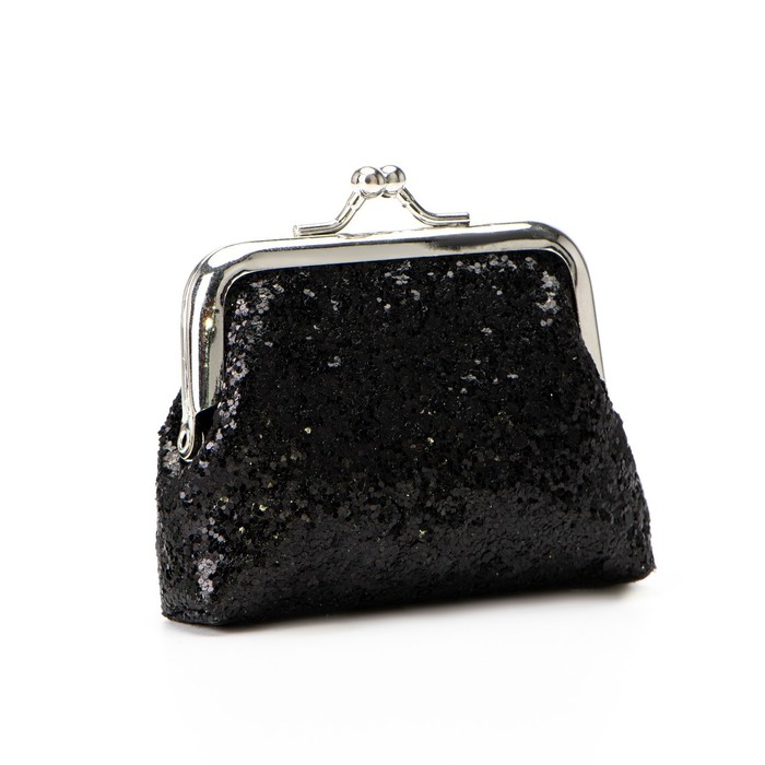 Кошелёк на фермуаре, цвет чёрный
Кошелёк на фермуаре, цвет чёрный