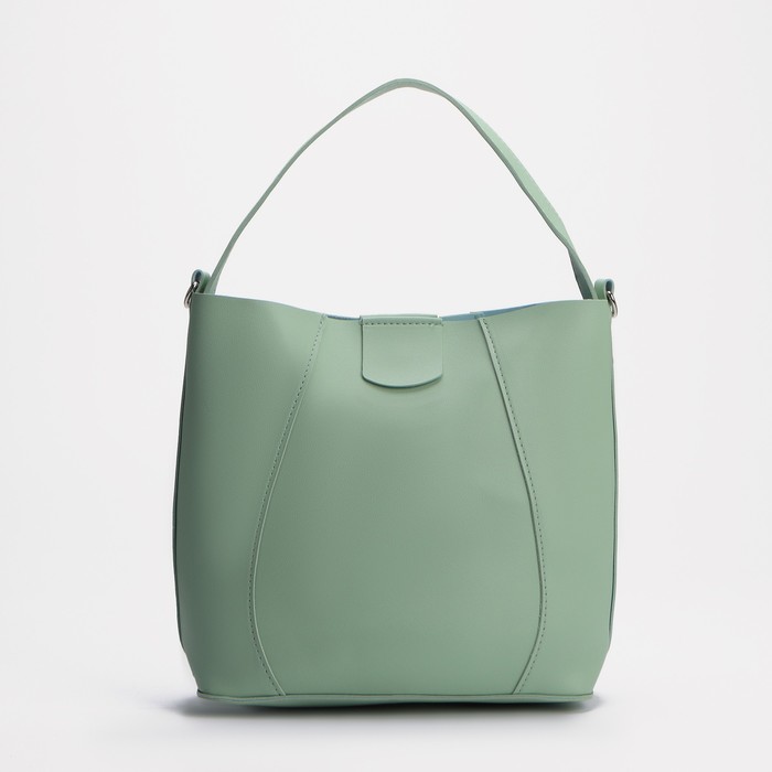 Сумка женская, отдел на клапане, длинный ремень, цвет зелёный
Сумка женская, отдел на клапане, длинный ремень, цвет зелёный