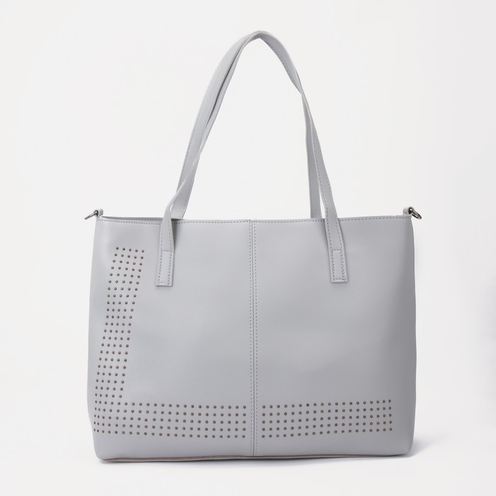 Сумка-шопер на молнии, длинный ремень, цвет серый
Сумка-шопер на молнии, длинный ремень, цвет серый