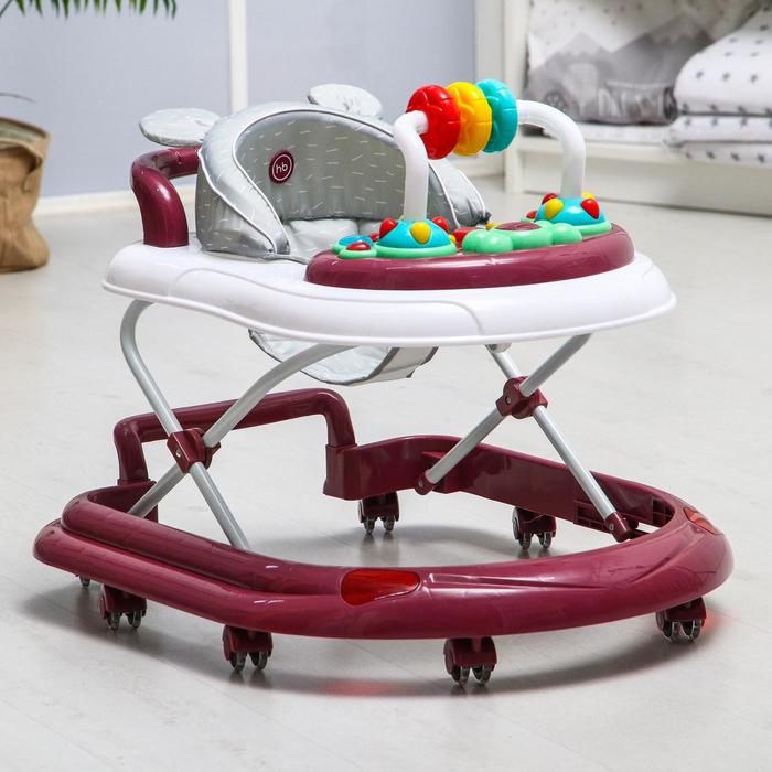 Ходунки Happy Baby Smiley V2, цвет бордовый
Ходунки Happy Baby Smiley V2, цвет бордовый