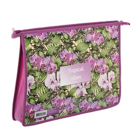 Папка для тетрадей А4, молния сверху, пластиковая/ламинированный картон, ПМ-А4-291, «Тропические орхидеи»
Папка для тетрадей А4, молния сверху, пластиковая/ламинированный картон, ПМ-А4-291, «Тропические орхидеи»