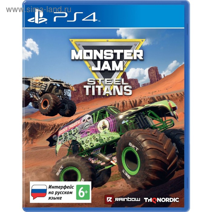 Игра для Sony Playstation 4: Monster Jam Steel Titans
Игра для Sony Playstation 4: Monster Jam Steel Titans