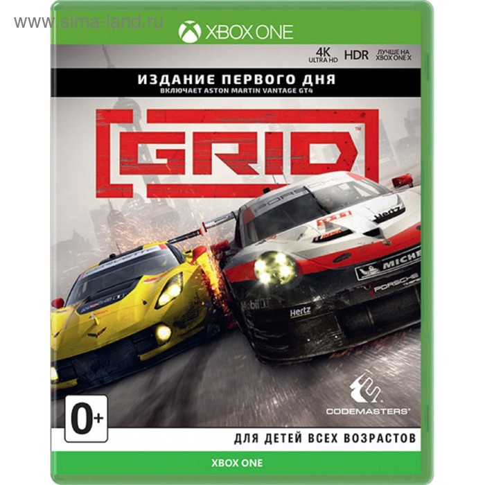Игра для Xbox One: Grid. Издание первого дня
Игра для Xbox One: Grid. Издание первого дня