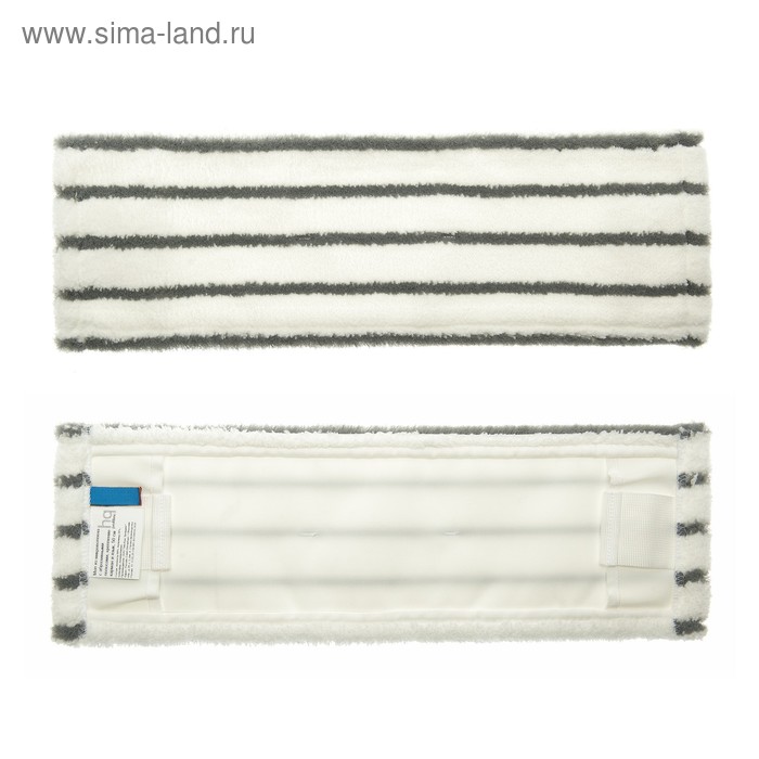 Моп из микроволокна с абразивными полосами, крепление карман и язык, 50 см
Моп из микроволокна с абразивными полосами, крепление карман и язык, 50 см