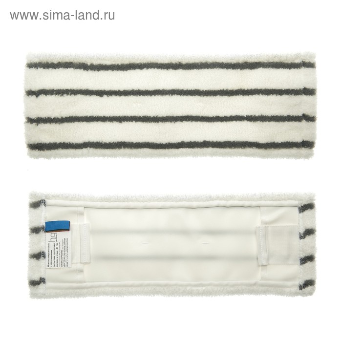 Моп из микроволокна с абразивными полосами, крепление карман и язык, 40 см
Моп из микроволокна с абразивными полосами, крепление карман и язык, 40 см