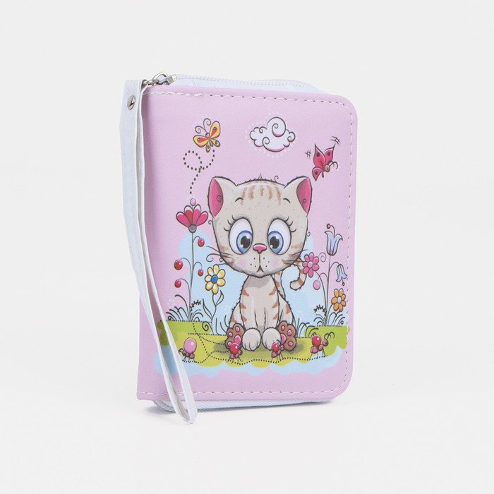 Кошелёк на молнии, цвет розовый
Кошелёк на молнии, цвет розовый