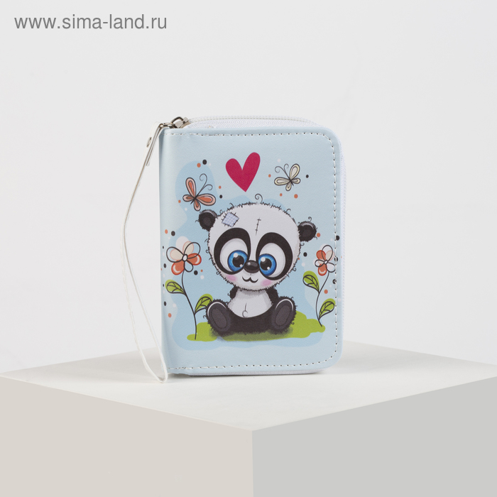 Кошелёк, отдел на молнии, цвет голубой
Кошелёк, отдел на молнии, цвет голубой