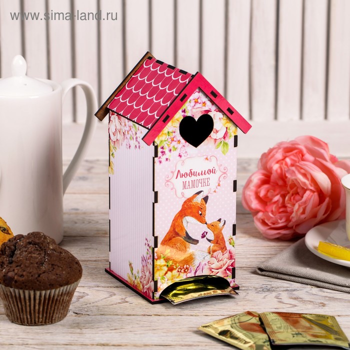 Чайный домик "Любимой мамочке", 20х8,6 см
Чайный домик "Любимой мамочке", 20х8,6 см