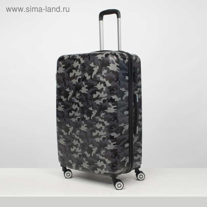 Чемодан большой 28", отдел на молнии, кодовый замок, 4 колеса, цвет серый 
Чемодан большой 28", отдел на молнии, кодовый замок, 4 колеса, цвет серый